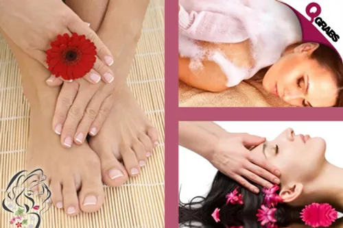 For QR59 Get a Mani/Pedi OR for QR255 get a Moroccan Bath with Massage & Mini Blow Dry at Nora Bella! (QR130/QR750 Value)
